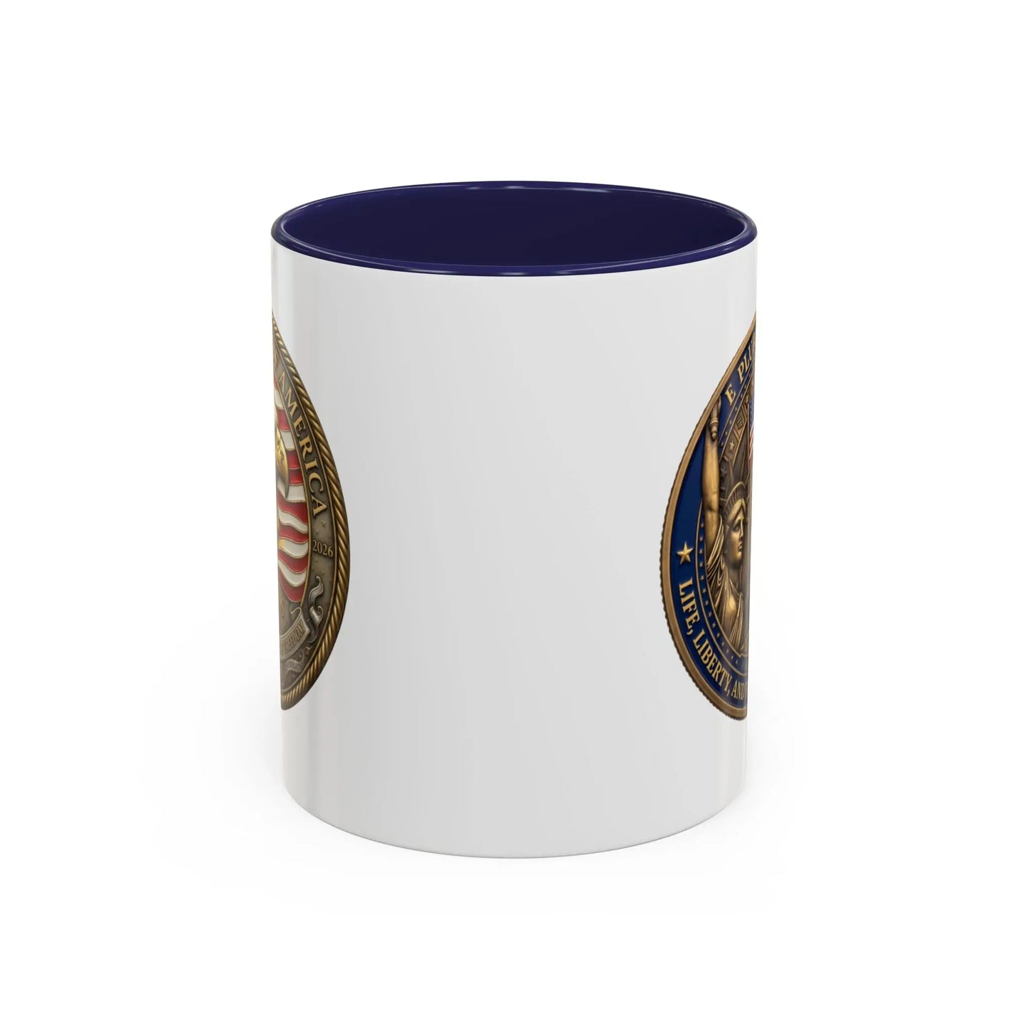 Liberty Coffee Mug front view – USA 250th Anniversary edition by SoberSips