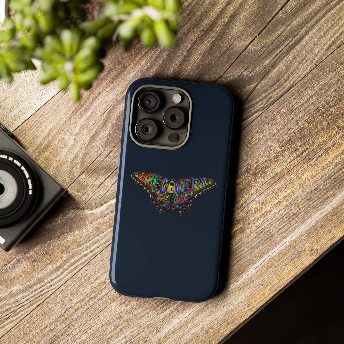 Recovery Butterfly Phone Case — Colorful Hope Tough Case Printify