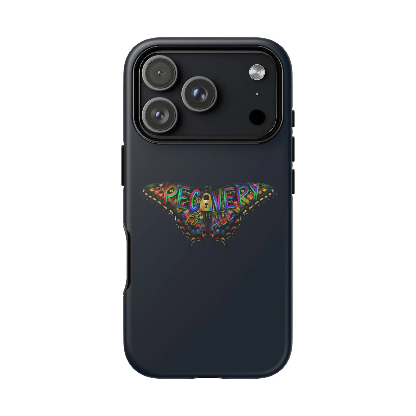 Recovery Butterfly Phone Case — Colorful Hope Tough Case Printify