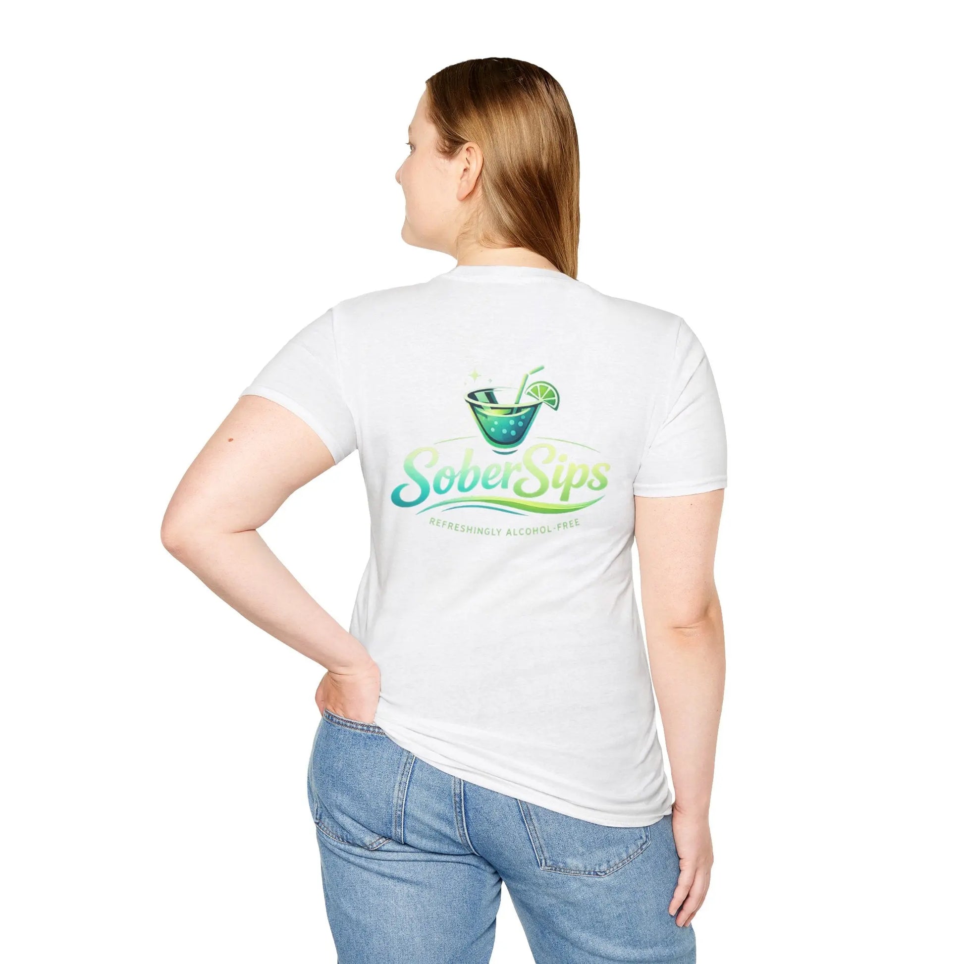 Sobriety Graphic T‑Shirt — "I Have the Power!" SoberSips Recovery Tee Printify