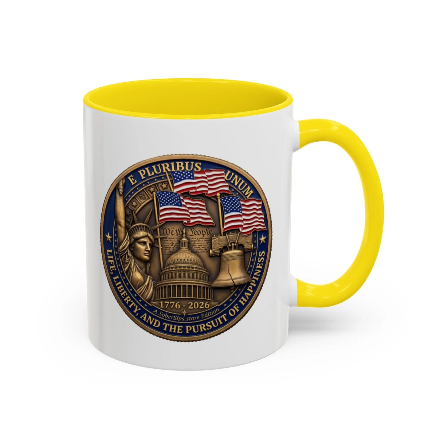 Patriotic sobriety mug – USA 250th Anniversary Liberty edition by SoberSips