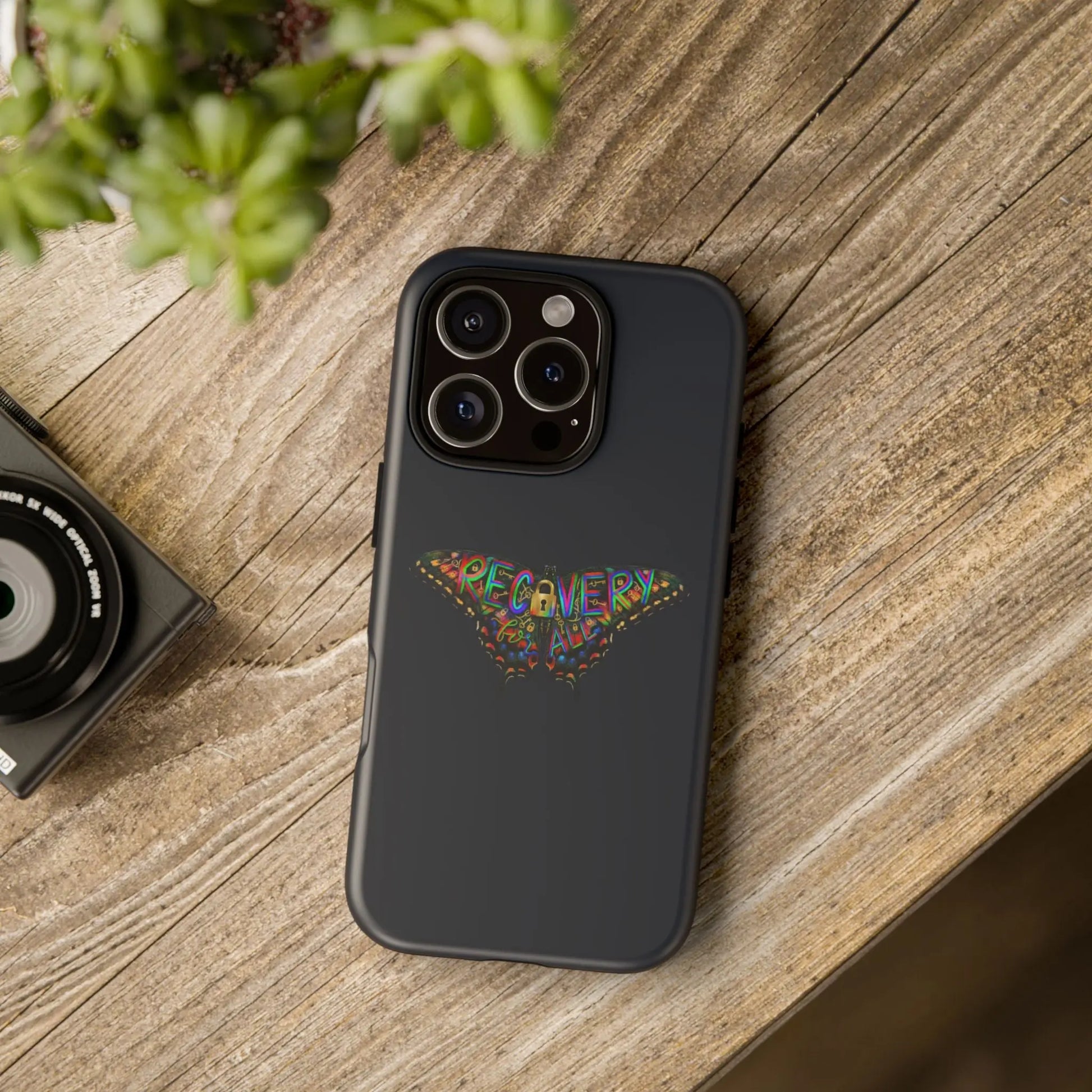 Recovery Butterfly Phone Case — Colorful Hope Tough Case Printify